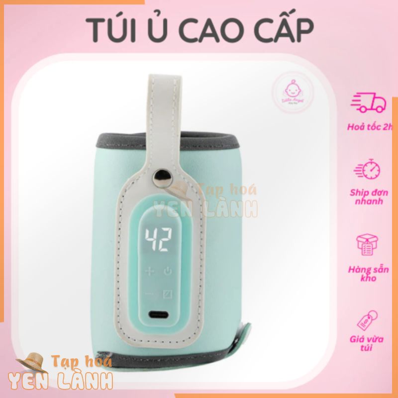 Túi Giữ Ấm Bình Sữa Di Động Cho Bé TUỲ CHỈNH NHIỆT ĐỘ Với 4 Nút Chức Năng Tiện Dụng Chất Lượng Giá Tốt