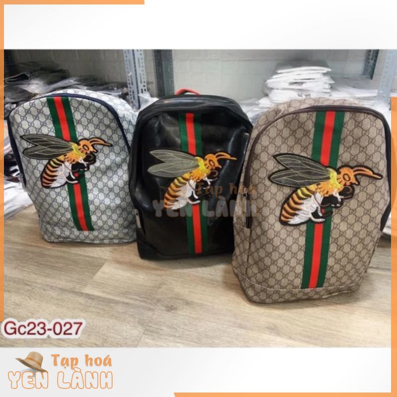 [ Freeship 50k ] Balo nam học sinh hình con ong vàng gucci hot hit