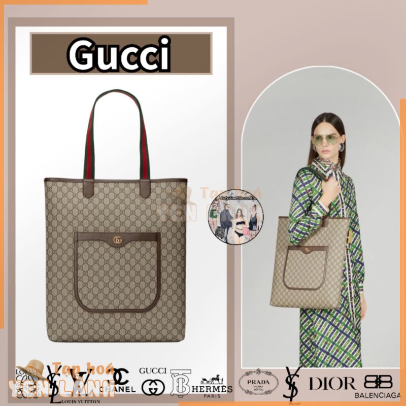 gucci Dòng Ophidia GG Túi tote cỡ lớn/Túi nữ/Túi đeo chéo/Túi đeo vai