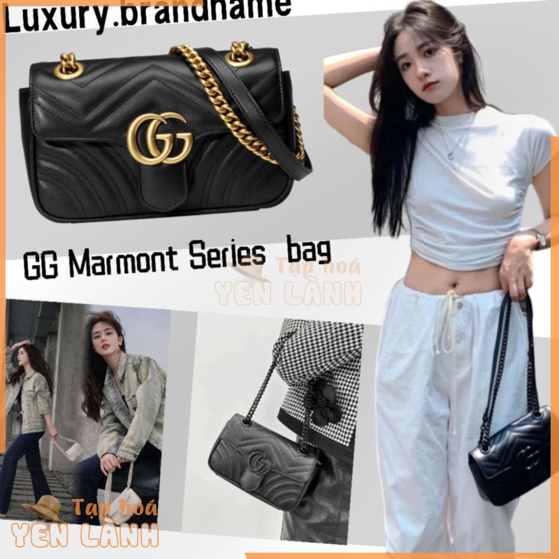 Túi Vai Gucci Mini Gucci/GG Marmont Series/Túi Xách Nữ/Túi Vai/Túi Vai