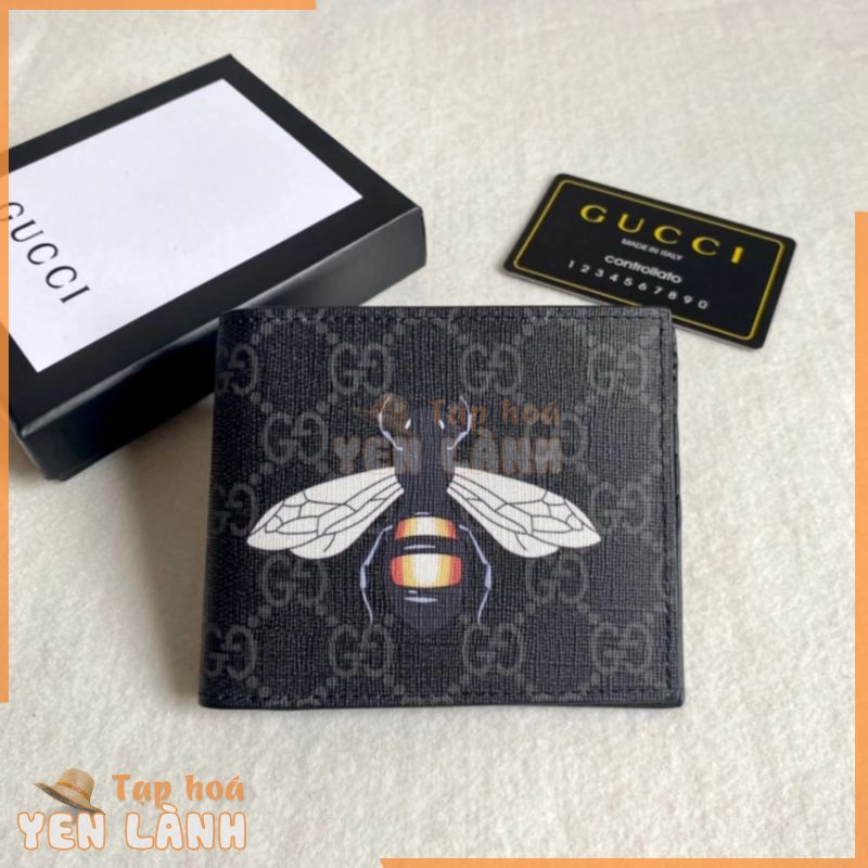 Sản phẩm mới nguyên bản Chất lượng cao Gucci Thời trang đa năng Ví ong nướu đen đa năng dành cho nữ