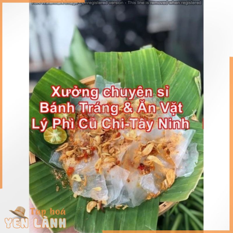 BÁNH TRÁNG DẺO MUỐI NHUYỄN SATE DẦU HÀNH PHI MUỐI TẮC TÚI LỚN