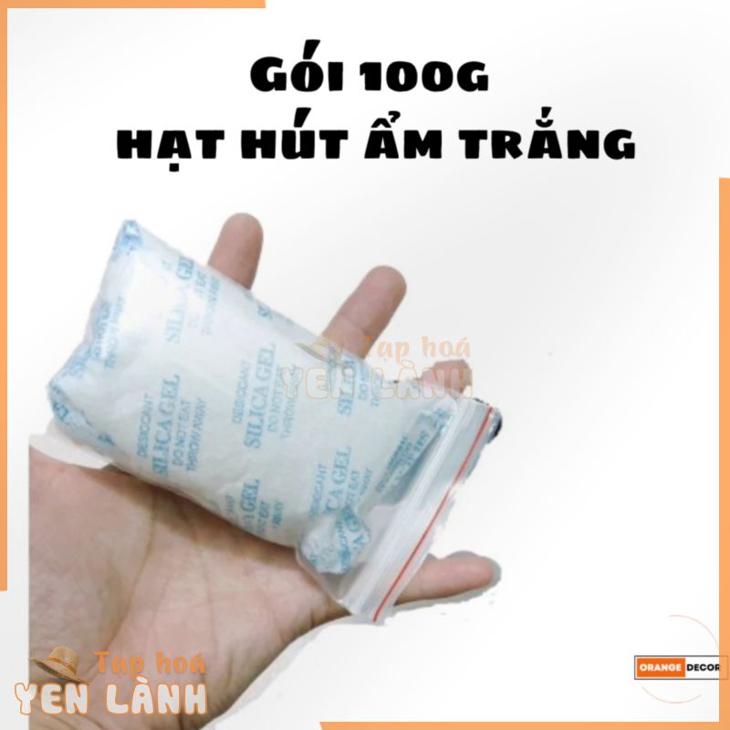 Gói hút ẩm đóng túi 100 gram Silica Gel – Hạt chống ẩm mốc