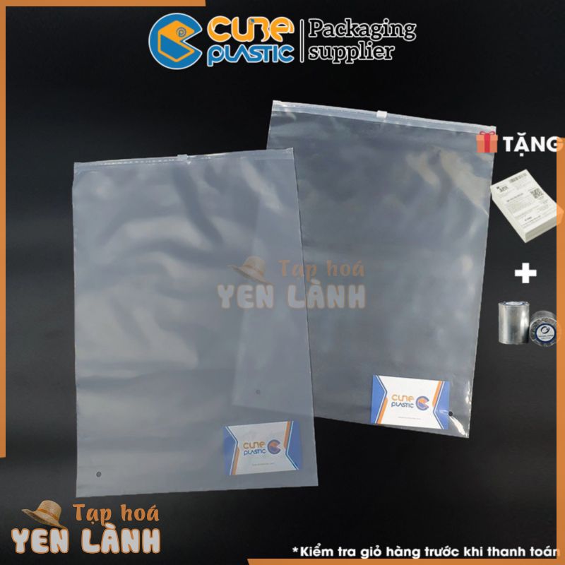 Túi Zipper PE, HD Mờ Khoá Kéo [1KG] Đủ Size – Hàng loại 1 chất lượng cao – CTY BAO BÌ CUBE