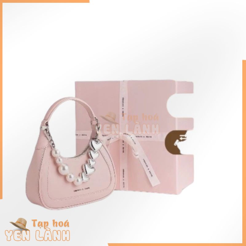 [ HÀNG SẴN ] Túi cnk hobo bag dây ngọc Túi ck kẹp nách size 20 full box hồng chuẩn hàng QC nét căng – ZENI.STORE