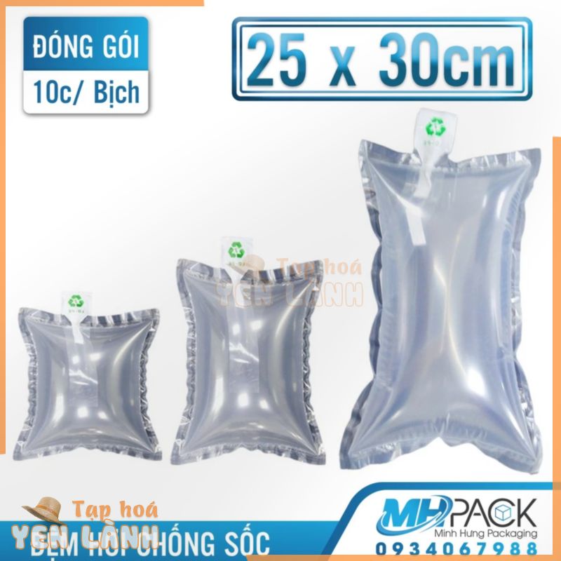 Túi đệm khí chống sốc [10 CÁI] 25x30cm bong bóng khí đệm hơi, túi hơi đệm khí, đệm hơi chèn hàng chống sốc-MHAPCK