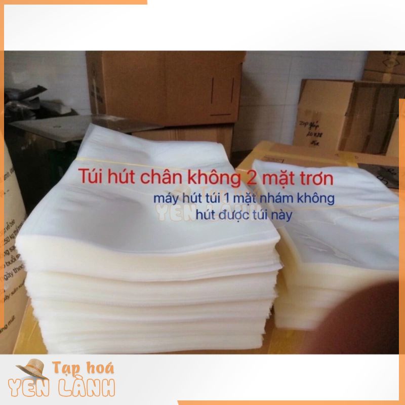 [TÚI TRƠN] 1 KG Túi Hút Chân Không Thực Phẩm 2 mặt TRƠN ( Cần Loại Dày hoặc Mỏng Nhắn Mình Nhé)