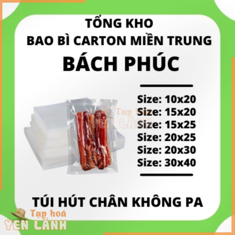 Túi Hút Chân Không Thực Phẩm Hai Mặt Trơn (1kg) – Dụng cụ pha chế Đà Nẵng