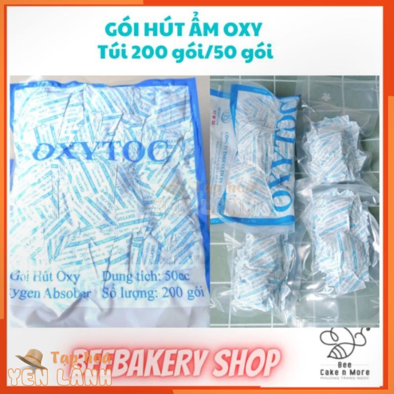 Bịch 50 Gói Hút Ẩm/Túi Oxy 50cc Cho Bánh Trung Thu – Thực Phẩm – Bánh Kẹo – Giày Dép