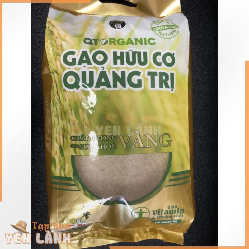 GẠO HỮU CƠ QUẢNG TRỊ ĐẶC BIỆT TỐT CHO NGƯỜI TIỂU ĐƯỜNG, TIM MẠCH, GÚT VÀ BÉO PHÌ TÚI 5 KG