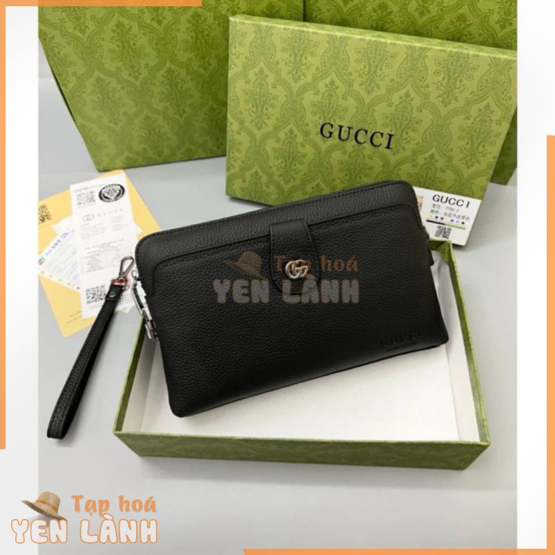 Túi kẹp nách Da Thật Công Sở San Leather – túi xách nam GUCCI fullbox như ảnh