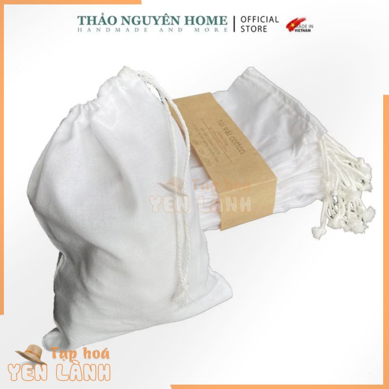 Túi lọc cotton chuyên dùng đun nấu, lọc trà Thảo Nguyên Home