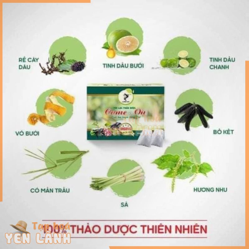 TÚI LỌC THẢO DƯỢC COME-ON XÔNG CẢM CÚM, GỘI ĐẦU, TẮM BÉ