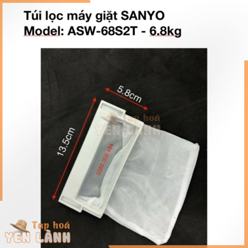 [Mã ELHA22 giảm 5% đơn 300K] Túi lọc máy giặt SANYO ASW-68S2T (6.8kg)