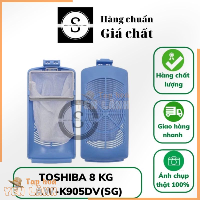 Túi lọc rác máy giặt TOSHIBA 8kg AW-K905DV(SG) chính hãng