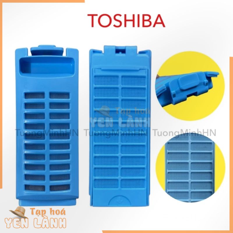 Túi lọc máy giặt Toshiba 6.3×15.7 – Hộp lọc bộ lọc xơ vải máy giặt Toshiba