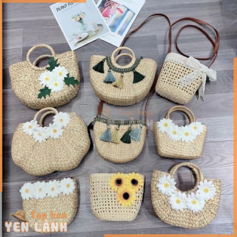 Túi Cói Lục Bình Handmade (nhiều mẫu)