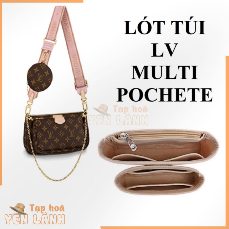 (Sẵn) Lót túi/ruột túi LV Multi Pochette giúp giữ form túi