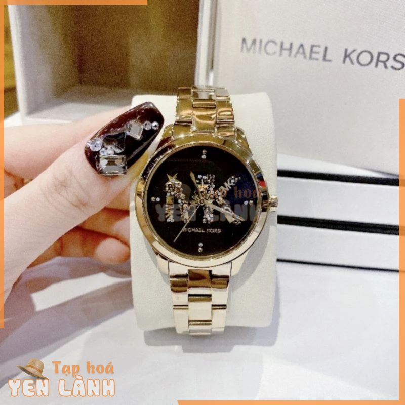 Đồng hồ đeo tay nữ, đồng hồ nữ Michael Kors chính hãng full box đầy đủ thẻ quốc tế túi xách hãng, size 38mm siêu nổi bat