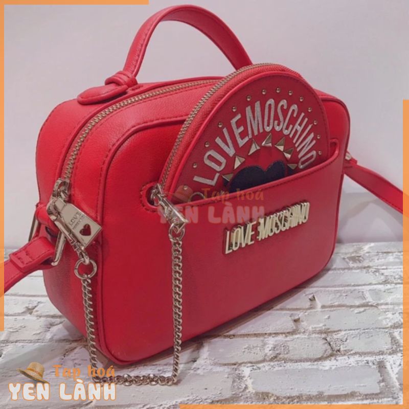 Túi hộp Love Moschino kèm ví tròn xinh xắn