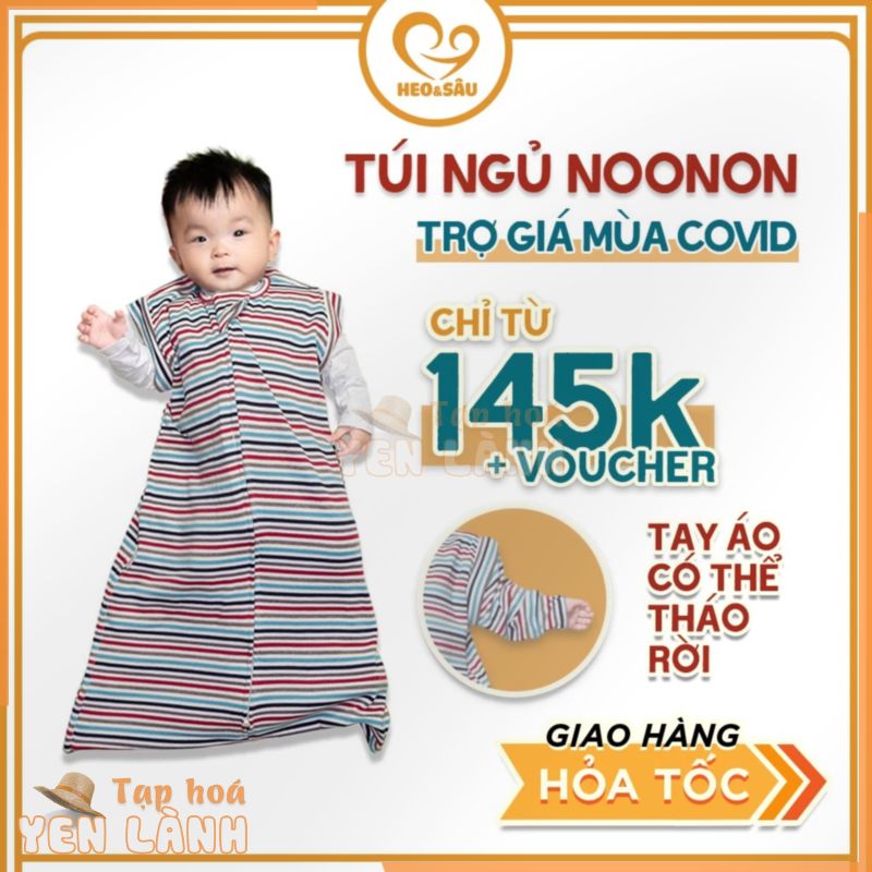 Túi Ngủ Cho Bé – Nhộng Chũn Cho Bé NOONON Cao Cấp Từ 3 Tháng Đến 5 Tuổi TNHT01