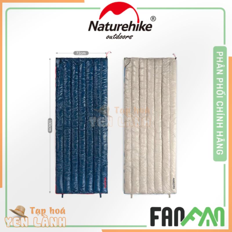 TÚI NGỦ LÔNG VŨ NATUREHIKE NH17Y010-R CW280 SIÊU NHẸ