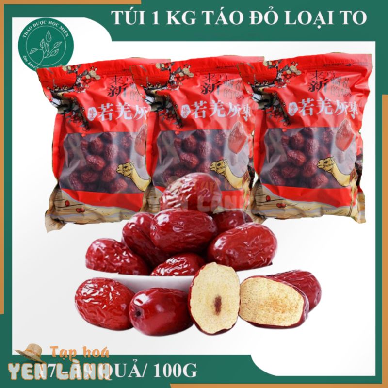 Túi 1kg TÁO ĐỎ Tân Cương XẢ KHO GIÁ GỐC Quả To, Đều, ngọt Và Đẹp Loại ngon – Bổ Dưỡng, chống oxy hóa, ngủ ngon