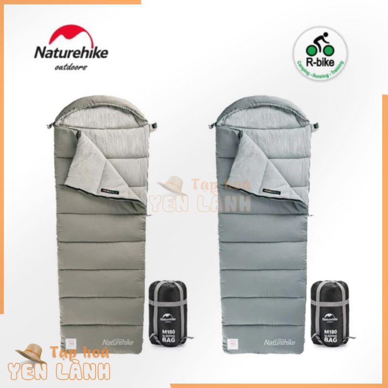 Túi ngủ cotton cao cấp có mũ trùm đầu du lịch dã ngoại văn phòng Naturehike NH20MSD02 – M180 M300 M400