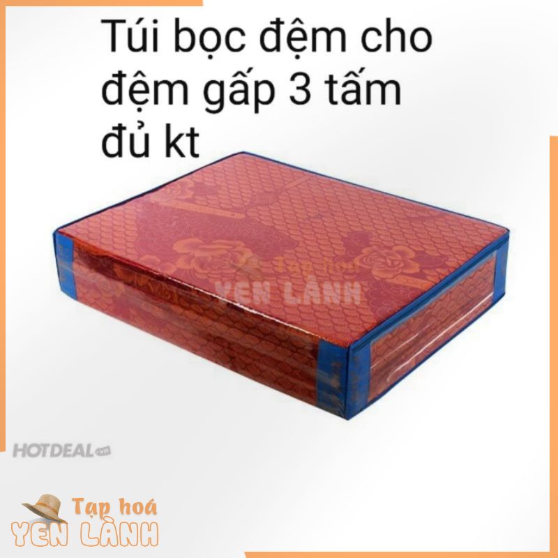 Túi nhựa nilon vỏ bọc cất đệm cho đệm 3 tấm