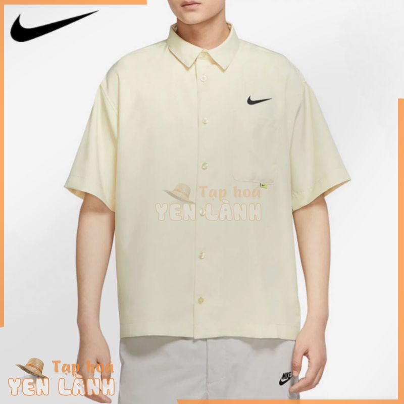 Nike Nam Mới Móc Nhỏ Logo Túi Ve Áo Dệt Thể Thao Bảo Hộ Lao Động Áo Sơ Mi Áo Thun Tay Ngắn Áo Sơ Mi POLO Nửa Tay DX6308