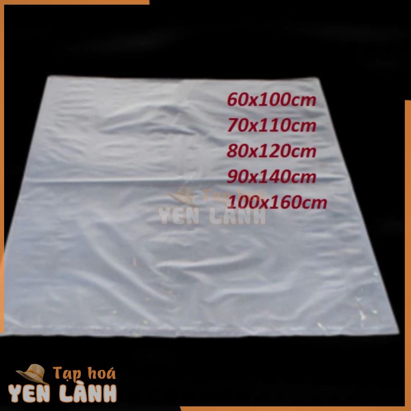 Túi nilong dẻo đựng chăn màn, túi lót bên trong bao bọc hàng (60×100, 70×110, 80×120, 90×140, 100×160)