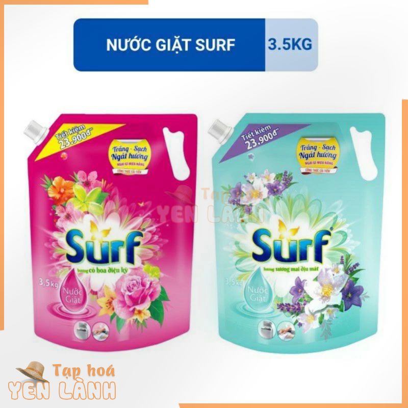 NƯỚC GIẶT SURF TÚI NẮP XOÁY 2.9kg