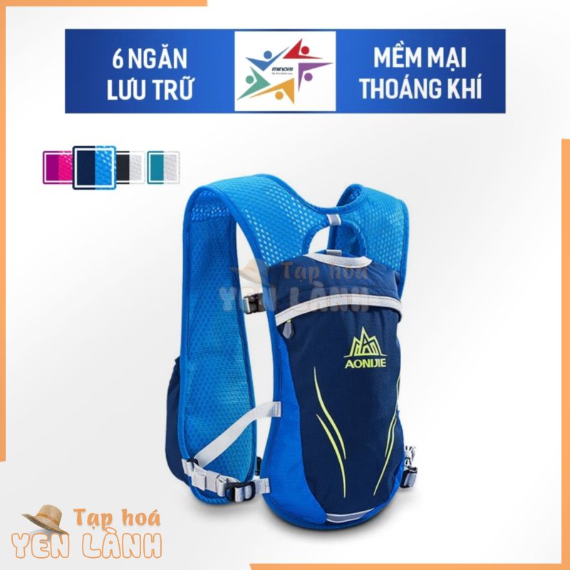 Vest Chạy Bộ Balo Chạy Trail Trekking Aonijie E885 Vest Running Aonijie E885 Đựng Được Túi Nước 2L