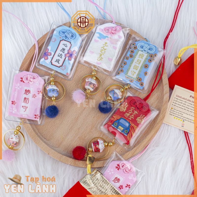 Túi Phước May Mắn Omamori Nhật Bản [TẶNG TÚI GẤM] Tài Lộc, May Mắn, Tình Duyên, Học Tập, Kinh Doanh – Phong Thủy Tây Tạn