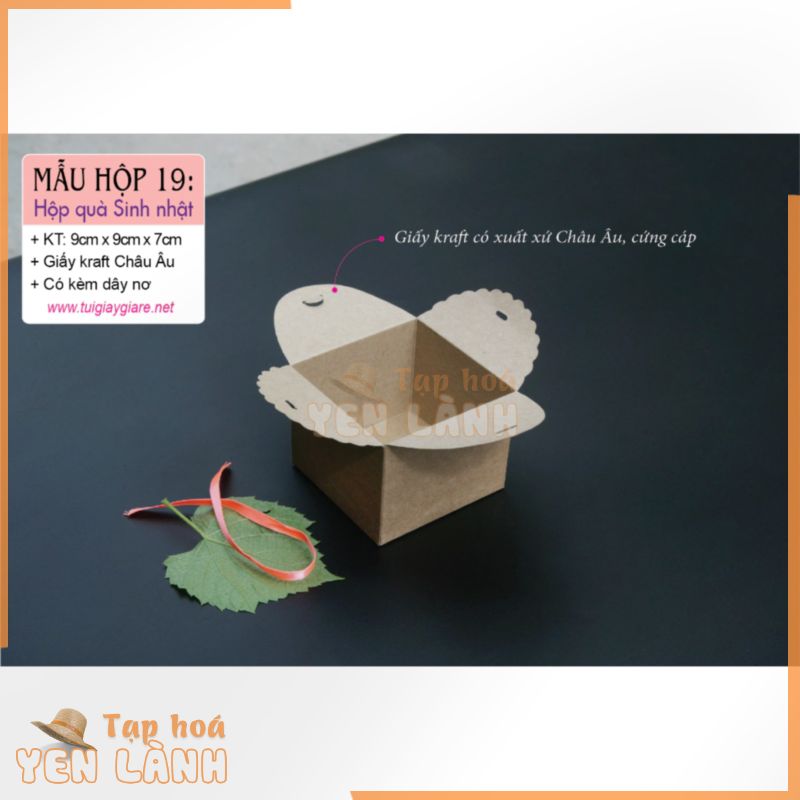 Hàng mẫu 1 cái – Hộp quà sinh nhật – Hộp số 19