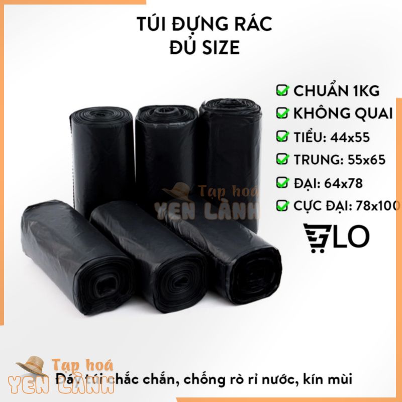 Túi Đựng Rác Tiện Dụng Size Nhỏ, Trung, Đại, Cực Đại