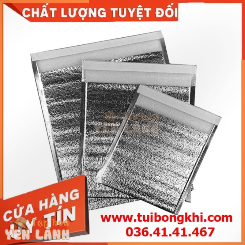 [Rẻ Vô Địch- Size Nhỏ] 01 Túi xốp bạc giữ nhiệt cho thực phẩm thức ăn ship gửi hàng an toàn