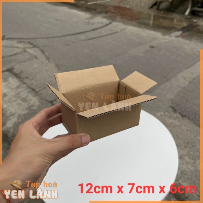 25 cái – Hộp giấy carton nhỏ, hộp đóng hàng, hộp giấy shipcod, Ship COD – Nhiều size khác nhau.