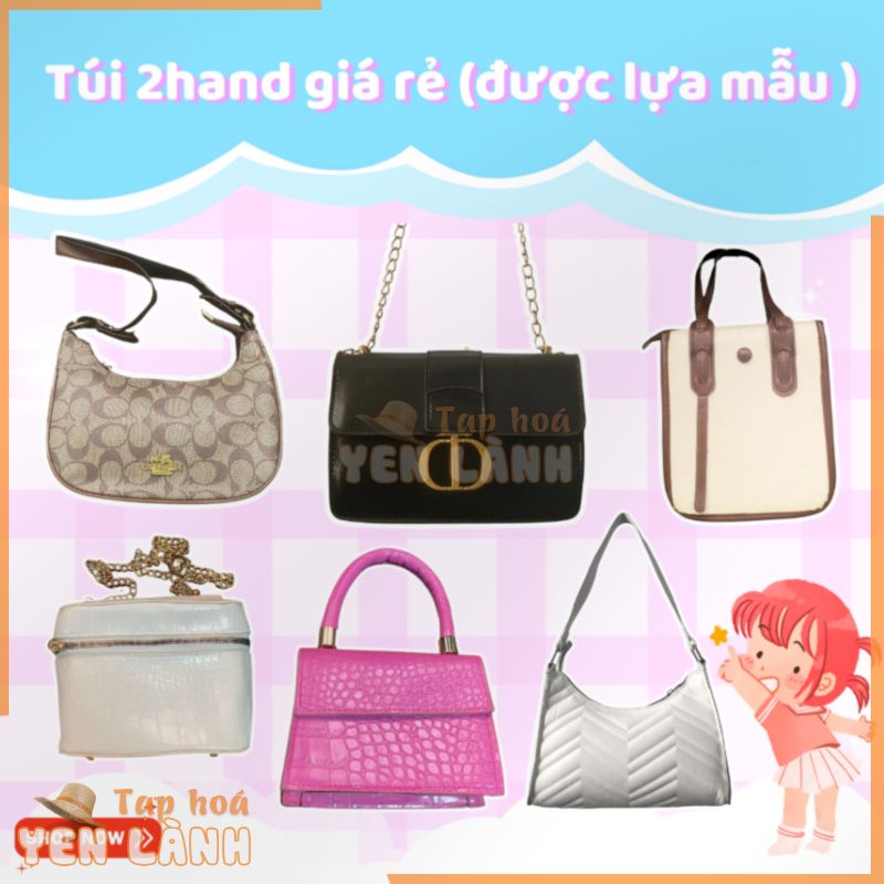 TÚI XÁCH 2HAND, TÚI TOTE, TÚI DU LỊCH SI TUYỂN ( ĐƯỢC CHỌN MẪU )