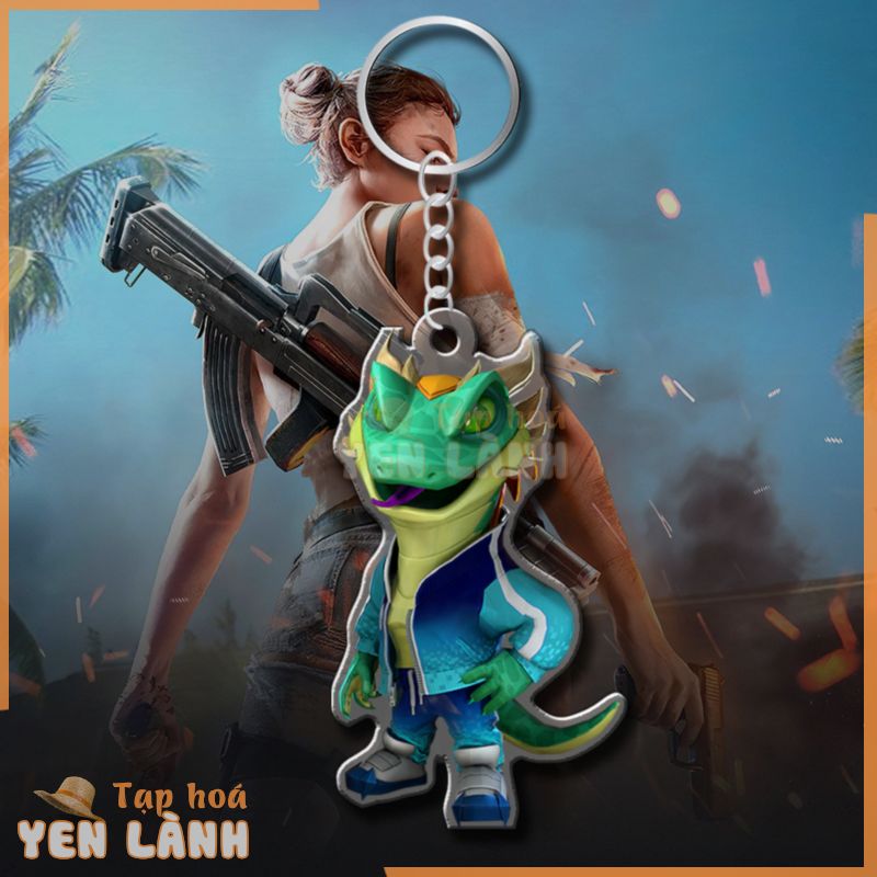 Móc Khoá Free Fire Avron Thám Tử Panda Rockie Game FPS Sinh Tồn Chibi Cute Trang Trí Túi Sách, Balo, Cặp Sách