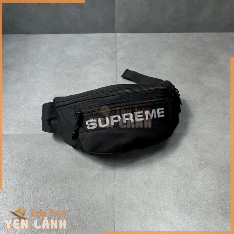 [HÀNG CHíNH HÃNG] Túi Supreme Supreme Field Waist Bag ‘Black’ – SS23B19 BLACK