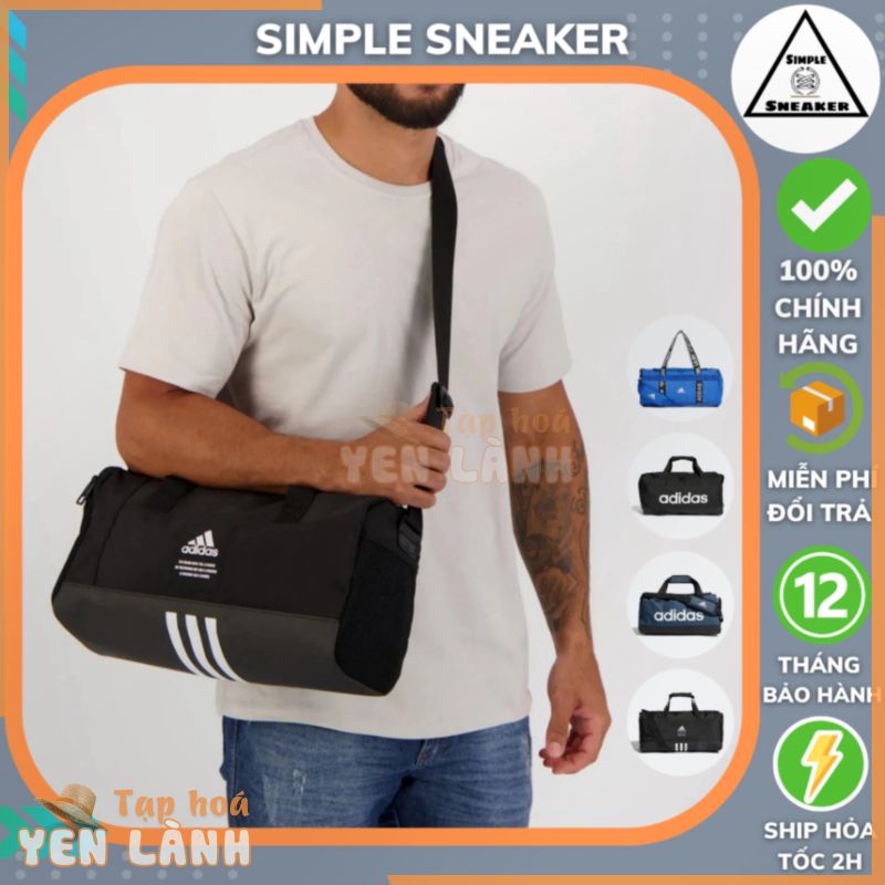 Túi Trống Adidas Tập Gym Du Lịch Chính Hãng  SIMPLE SNEAKER  Adidas Duffel 4Athlts Bag Màu Đen Túi Đeo Thời Trang Nam Nữ