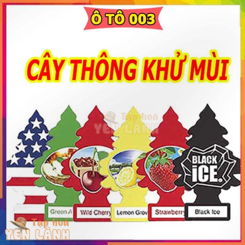 Cây thông thơm Mỹ Little tree – Mùi hương tự chọn túi thơm cây thông Mỹ