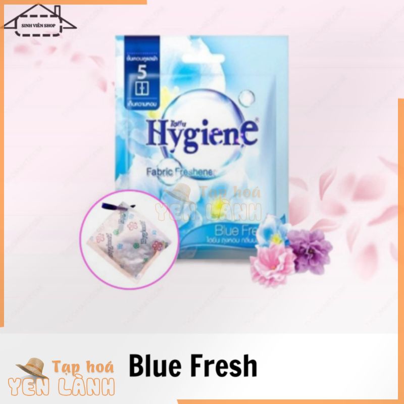 Túi thơm quần áo Hygiene Thái Lan, túi treo phòng khử mùi làm thơm nhà vệ sinh tủ quần áo vali để đồ