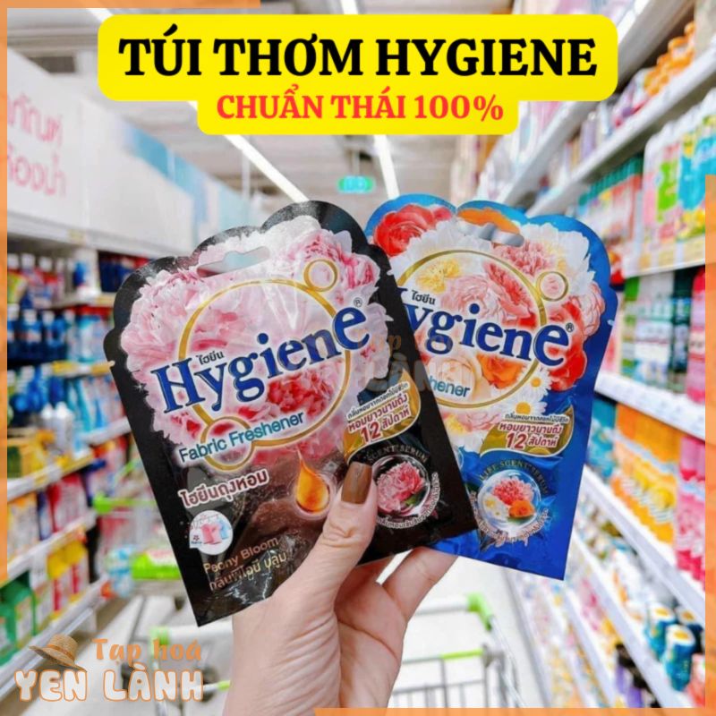 Túi Thơm Hygiene Thái Lan, Túi Thơm Để Tủ Quần Áo Túi Thơm Phòng Treo Xe Ô Tô Máy Lạnh… Hương Hoa Mẫu Đơn (Mẫu Mới)