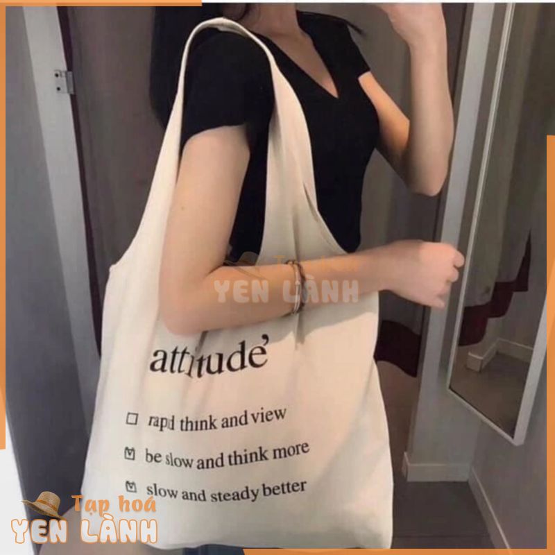 Túi vải tote đeo vai Attitude NM08