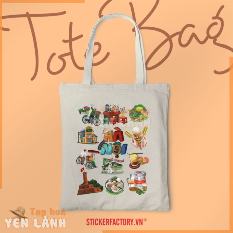 Hà Nội – Túi Tote Canvas Bag