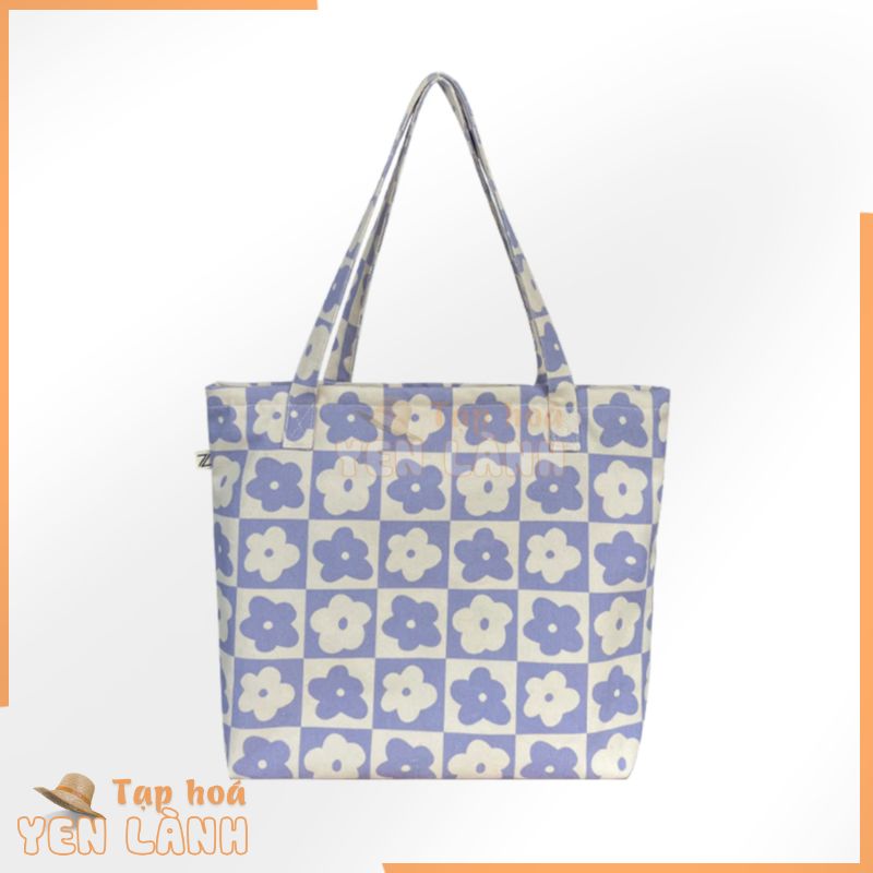 Túi Tote Layla vải canvas in hình | Ziczac Design