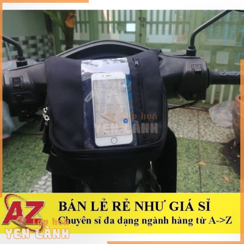 Túi Treo Đầu Xe Máy, Treo Ghi Đông Chống Giật Mất Điện Thoại, Xem Google Map, Chứa Đồ Tiện Lợi