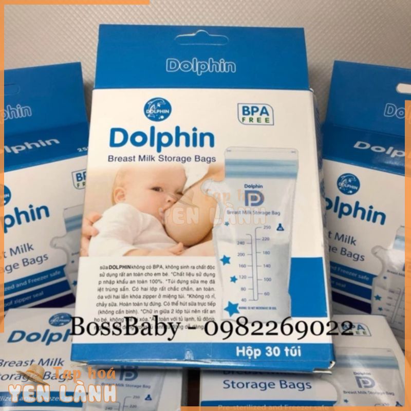 Túi trữ sữa Dolphin 30 tờ